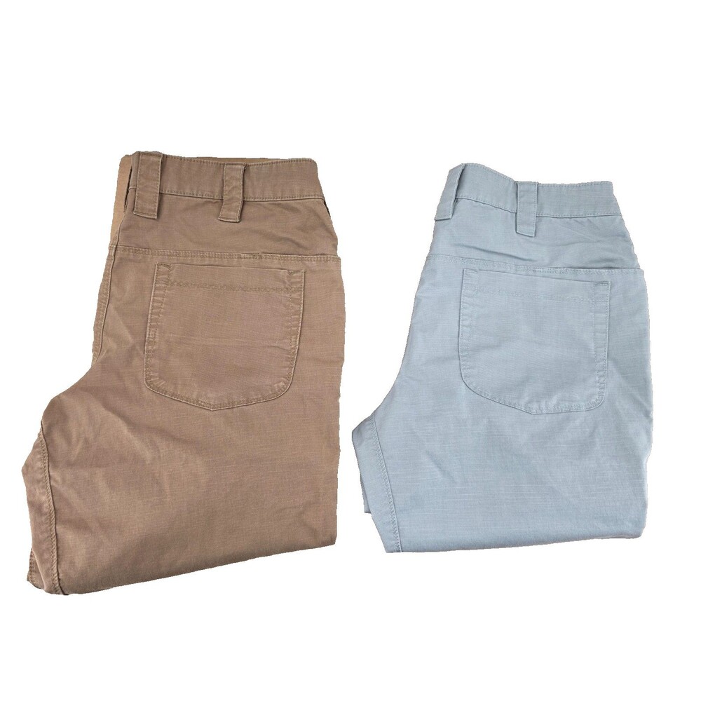 Vertx Pants Mens 36x32 Tan Gray Canvas Tactical Workwear Stretch Casual Chino